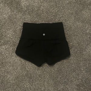 Lululemon High rise 2” black spandex